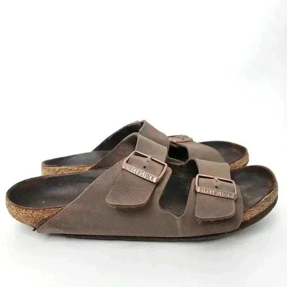 Birkenstock Mayari Birko-Flor Tobacco Brown Cognac Sandals - Picture 2 of 11